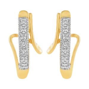 18 kt gold earrings