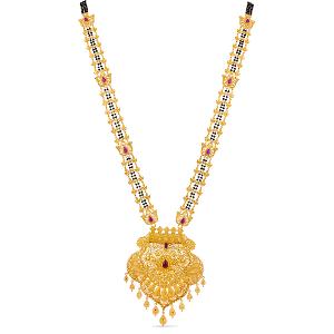 22 carat gold mangalsutra locket