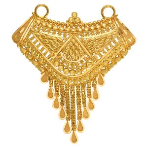 gold mangalsutra locket design with price