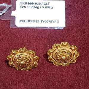 22 Karat Gold Earrings Buy 22 Karat Gold Earrings