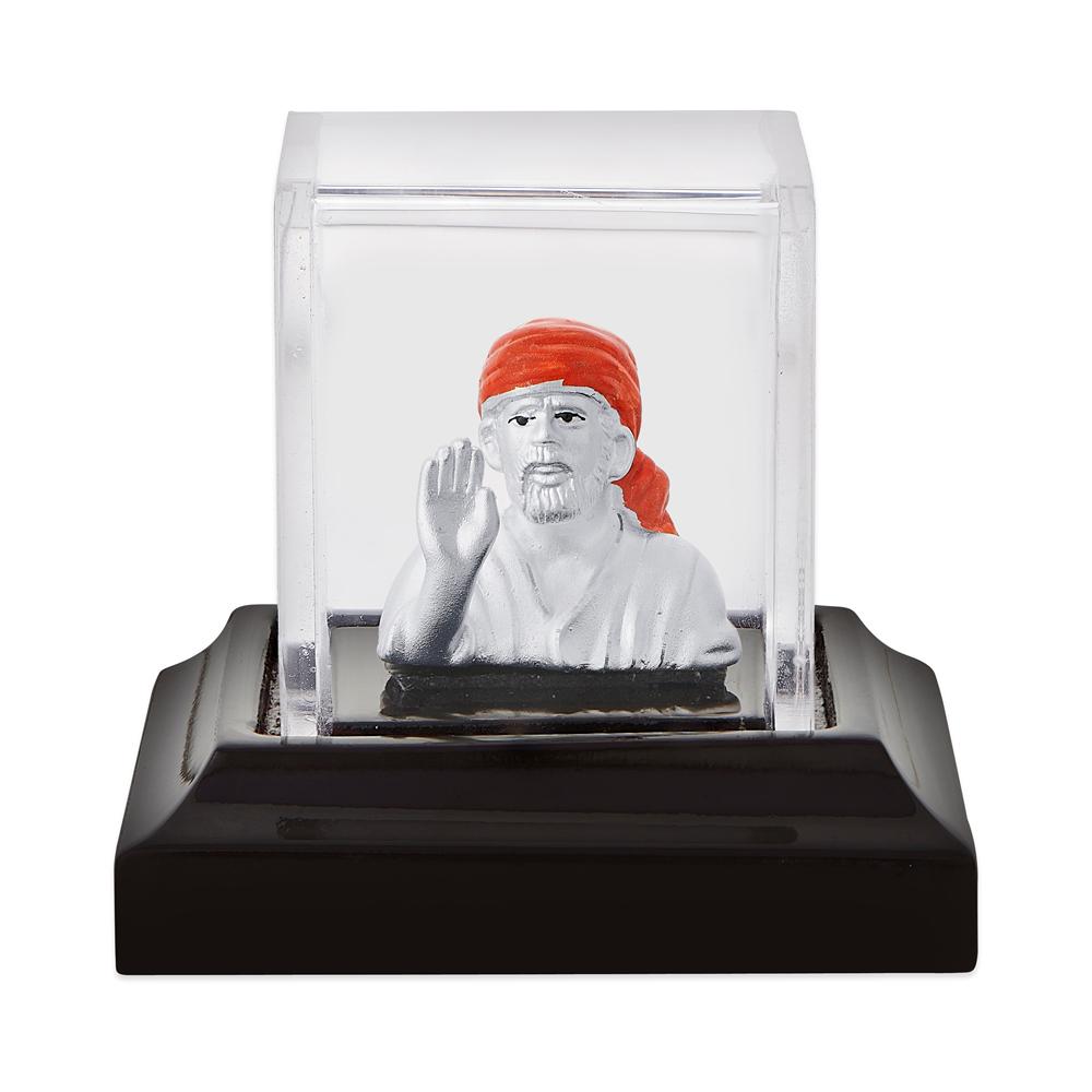 999 Purity Lord Sai Baba Silver Idol Buy 999 Purity Lord Sai Baba Silver Idol