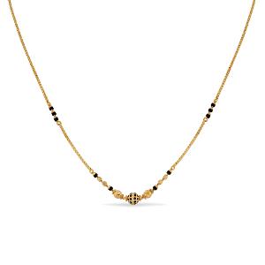 gold mangalsutra short chain