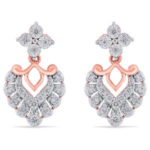 Buy 14 Karat Gold & Diamond Earrings