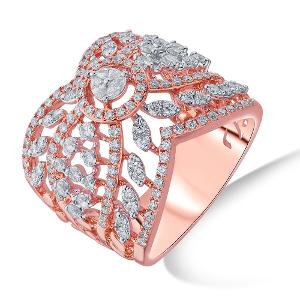 Buy 14 Karat Gold & Diamond Ring