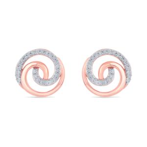 Buy 14 Karat Gold & Diamond Earrings