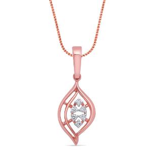 Buy Deinty leaf Diamond Pendant
