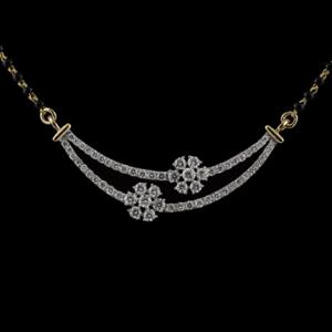 Buy 18 Karat Gold & Diamond Mangalsutra