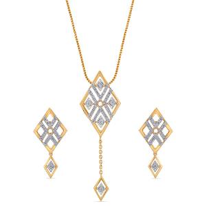Buy Alohi Diamond Pendant Set