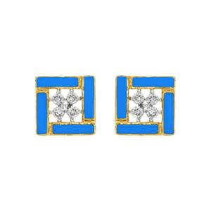 Buy 14 Karat Gold & Diamond Earrings