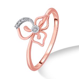 Buy 14 Karat Gold & Diamond Ring