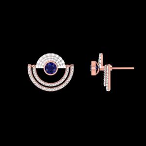 Buy 18 Karat Gold & Diamond Earrings