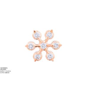 Buy 22 Karat Gold & Diamond Nose Pin