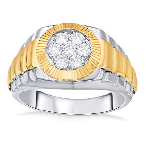 Buy 14 Karat Gold & Diamond Ring