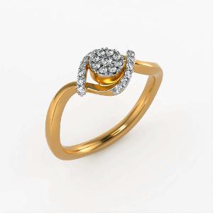 Buy 14 Karat Gold & Diamond Ring