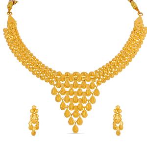 Buy 22 Karat Gold Necklace Set