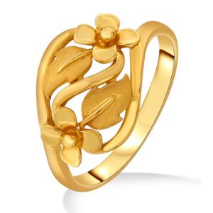 Buy 22 Karat Whispering Petals Gold Ring