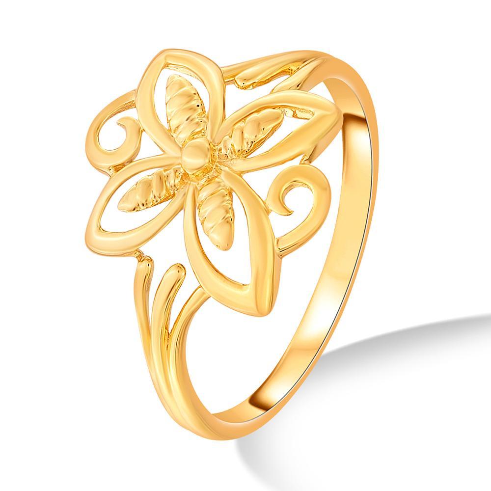 Buy Artistic Petal Gold Ring