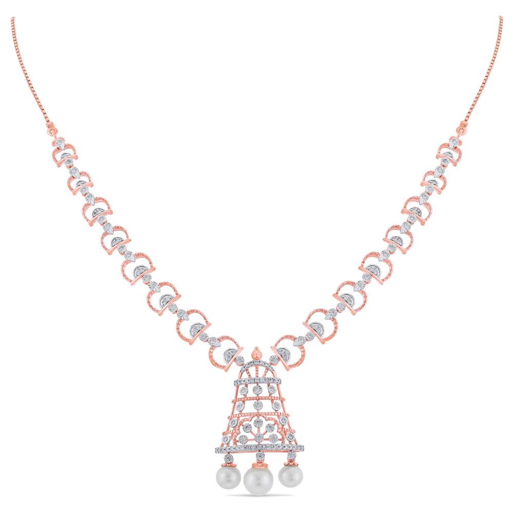 Buy 14 Karat Gold & Diamond Necklace