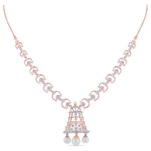 Buy 14 Karat Gold & Diamond Necklace