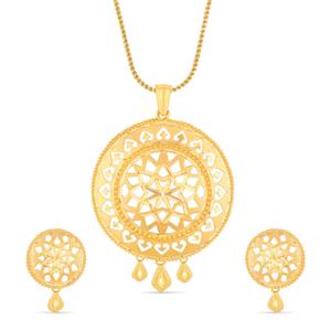 Buy 22 Karat Gold Pendant Set