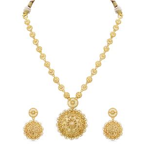 Buy 22 Karat Gold Necklace Set