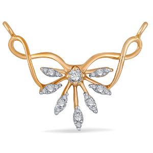 Buy 14 Karat Gold & Diamond Mangalsutra