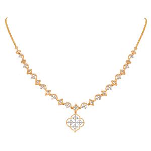 Buy 14 Karat Gold & Diamond Necklace