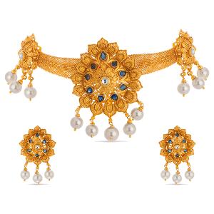 Buy 22 Karat Gold Necklace Set