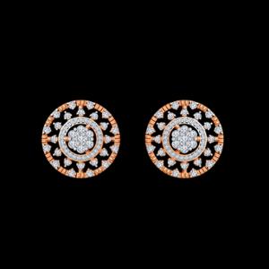 Buy 18 Karat Gold & Diamond Earrings