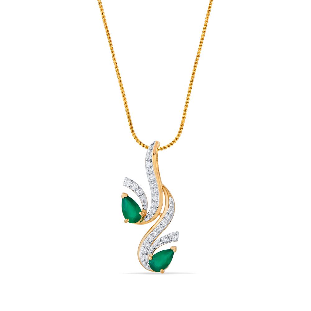 Buy 18 Karat Gold & Diamond Pendant