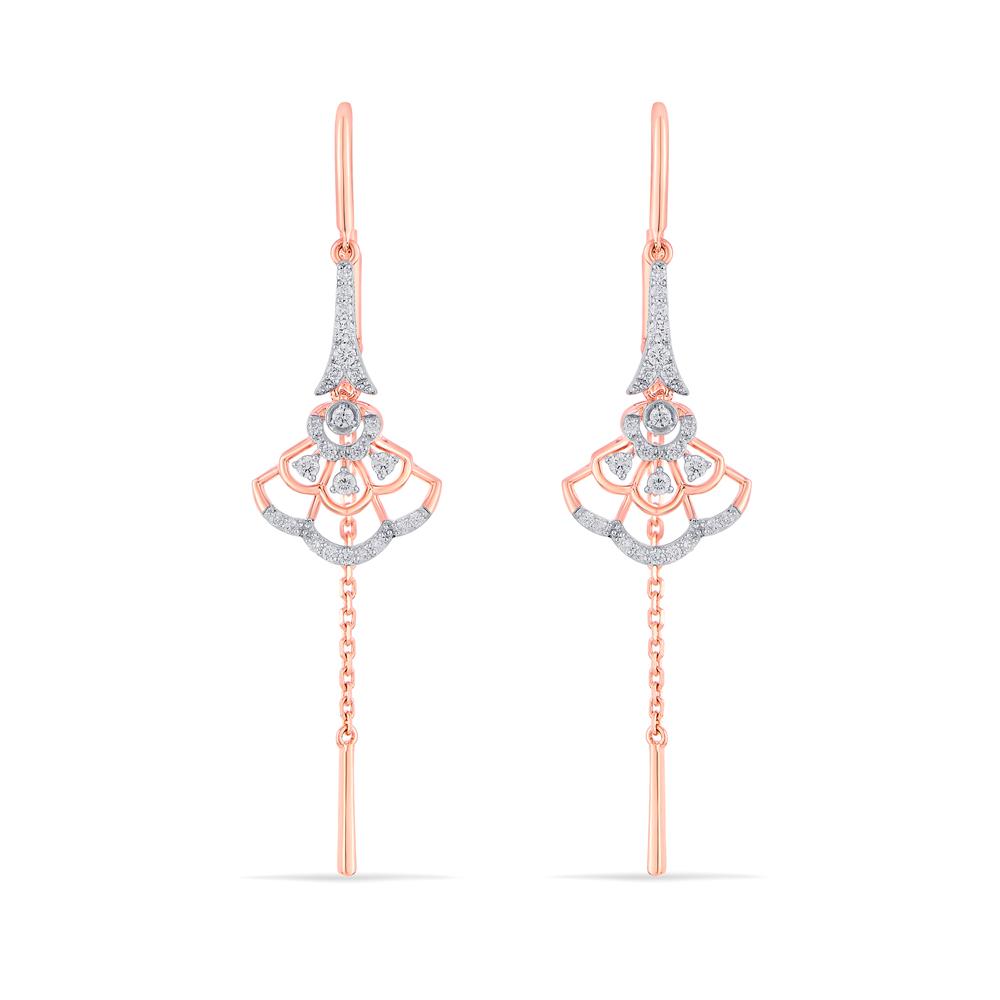 Buy 18 Karat Gold & Diamond Earrings