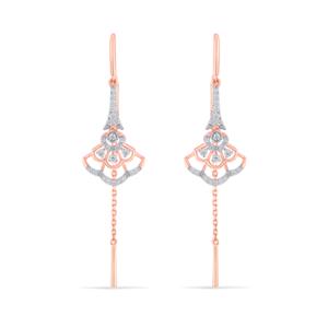 Buy 18 Karat Gold & Diamond Earrings