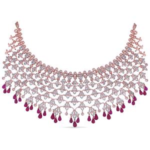 Buy 14 Karat Gold & Diamond Necklace