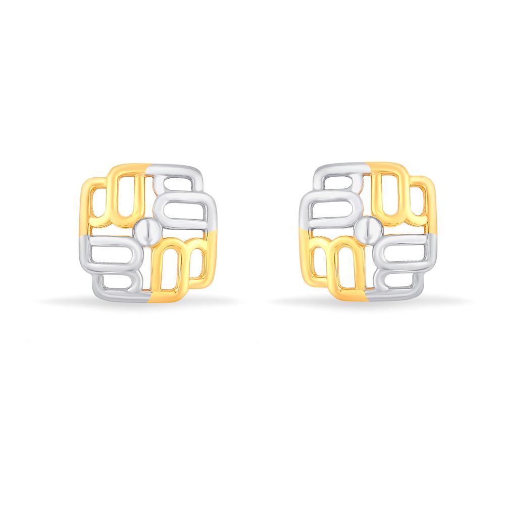 Buy 22 Karat Modern Gold Studs