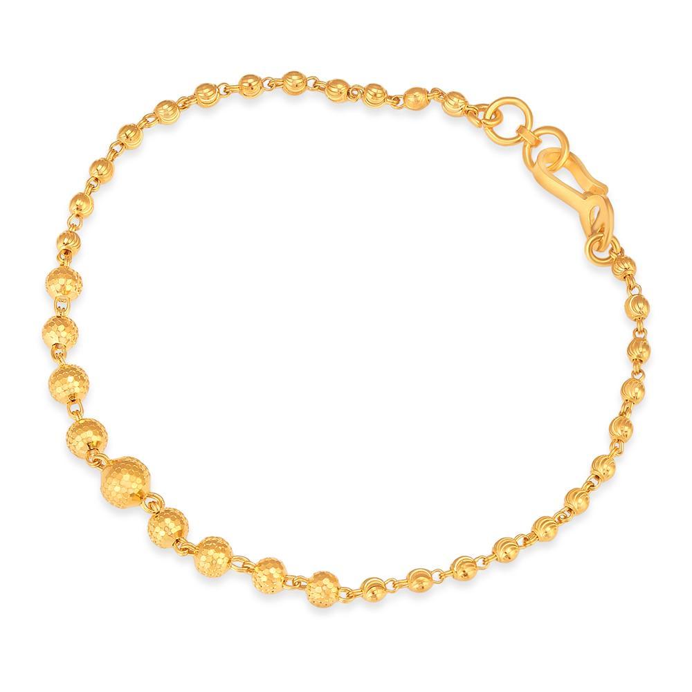 Buy Minimalist Bead Gold Bracelet