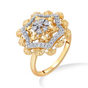 Buy 14 Karat Gold & Diamond Ring