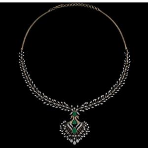 Buy 18 Karat Gold & Diamond Necklace