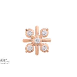 Buy 22 Karat Gold & Diamond Nose Pin