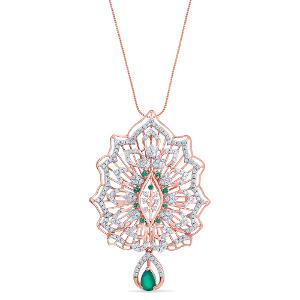 Buy 14 Karat Gold & Diamond Pendant