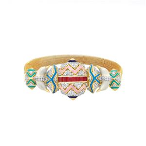 Buy 18 Karat Gold & Diamond Bracelet