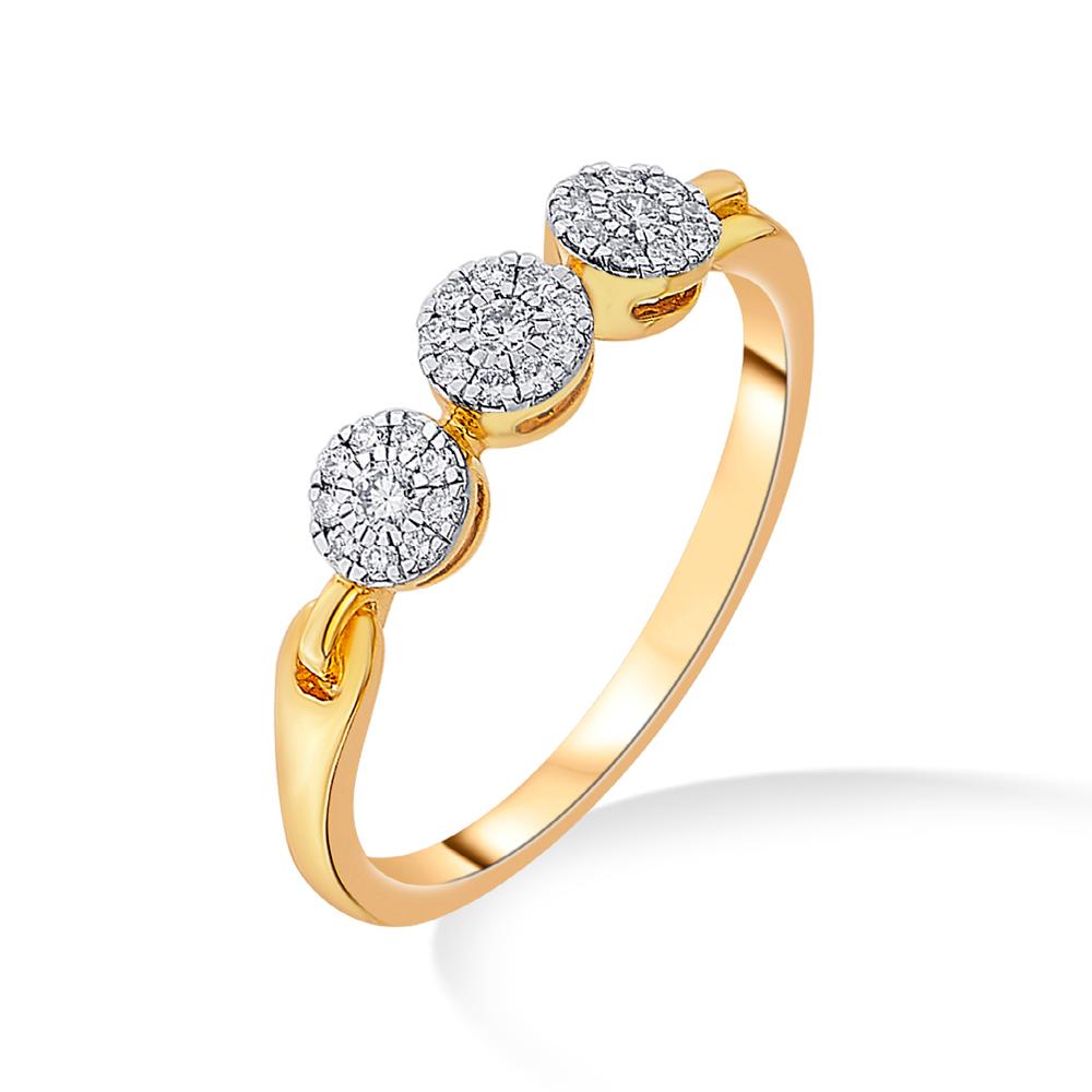 Buy 14 Karat Gold & Diamond Ring