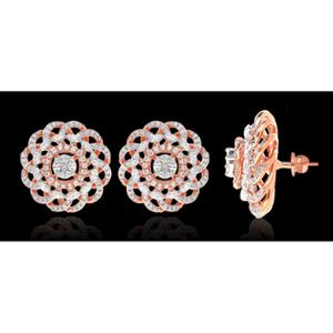 Buy 18 Karat Gold & Diamond Earrings