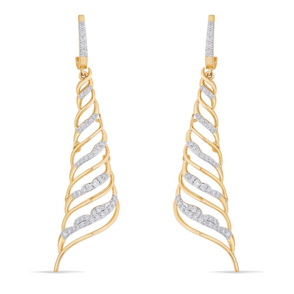 Buy Story of abstract long earrings