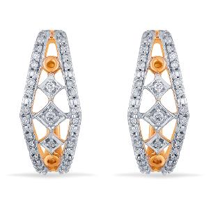 Buy 14 Karat Gold & Diamond Earrings