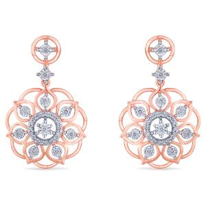 Buy 14 Karat Gold & Diamond Earrings