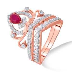 Buy 14 Karat Gold & Diamond Ring