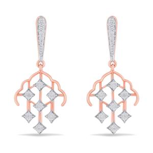 Buy 18 Karat Gold & Diamond Earrings