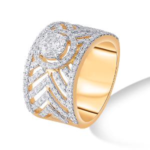 Buy 18 Karat Gold & Diamond Ring