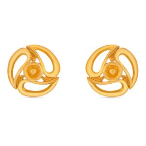 Buy 22 Karat Rotational Rhythm Gold studs Earrings