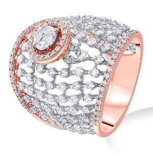 Buy 14 Karat Gold & Diamond Ring